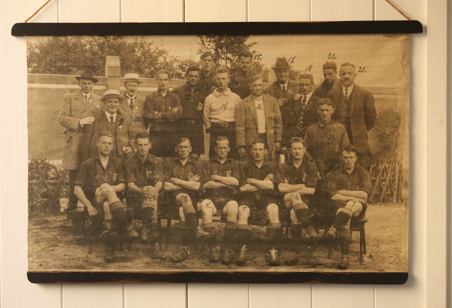 Vanast fotost poster tekstiilil