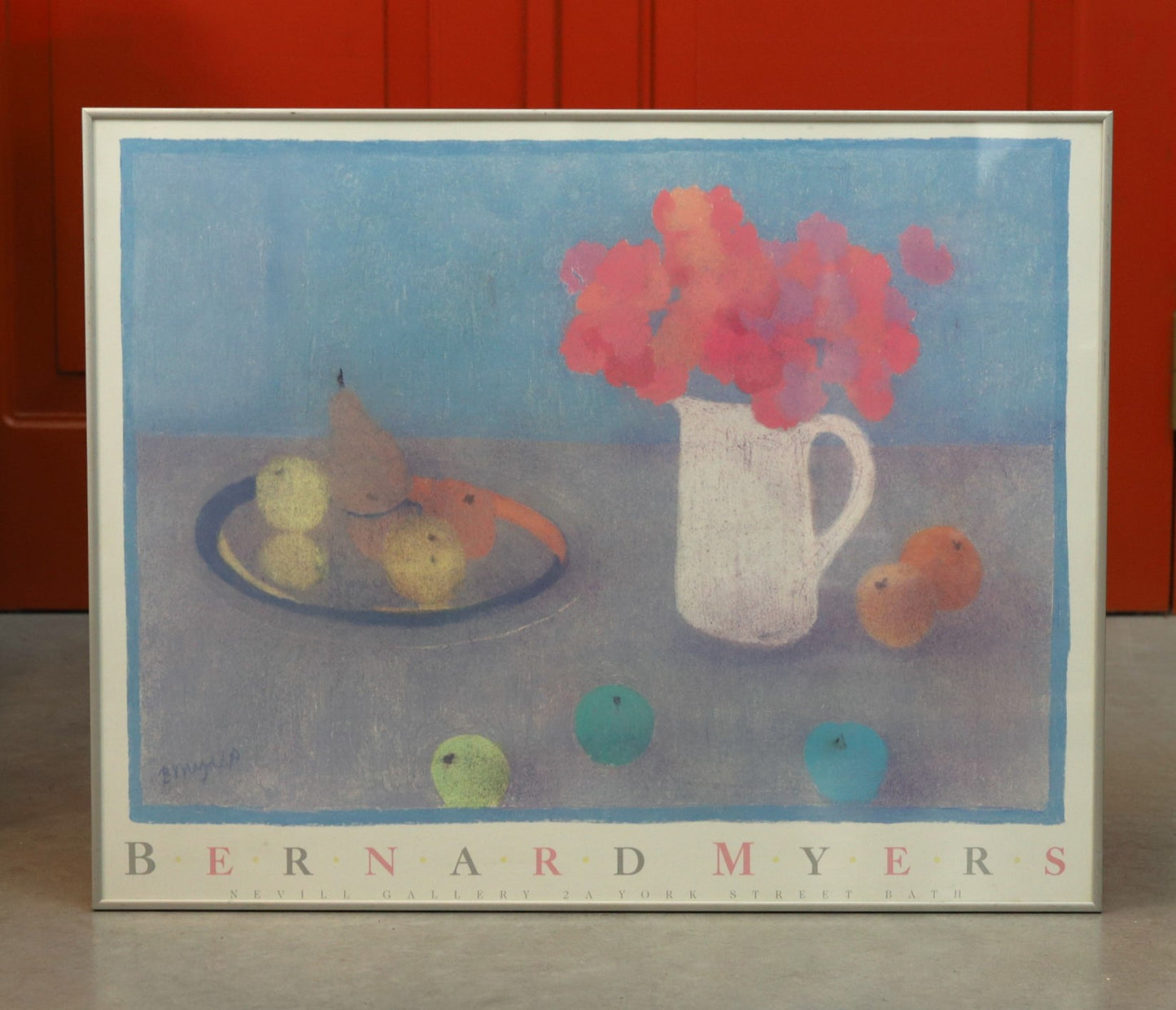 Bernard Myersi kunstiplakat raamis