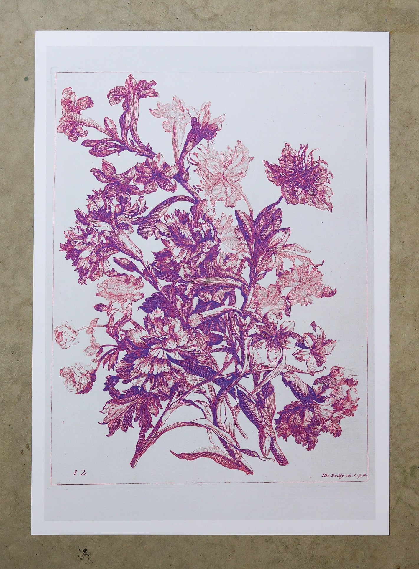 Lillade lilledega poster