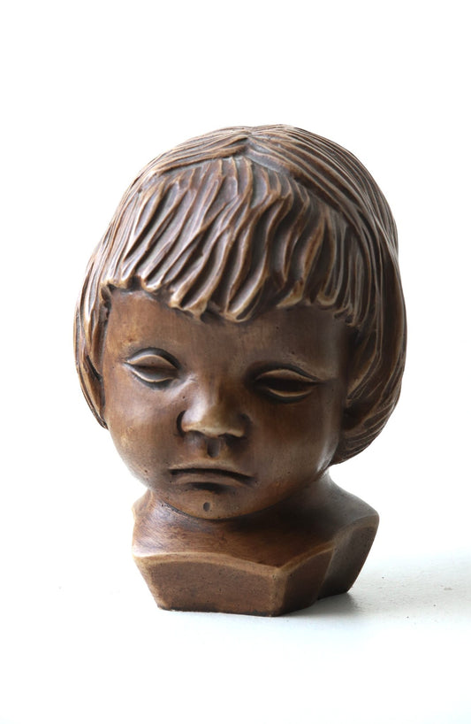 Skulptuur, tüdruku pea