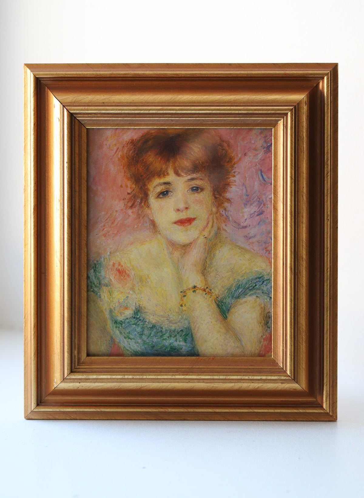 Renoir repro kuldses puitraamis