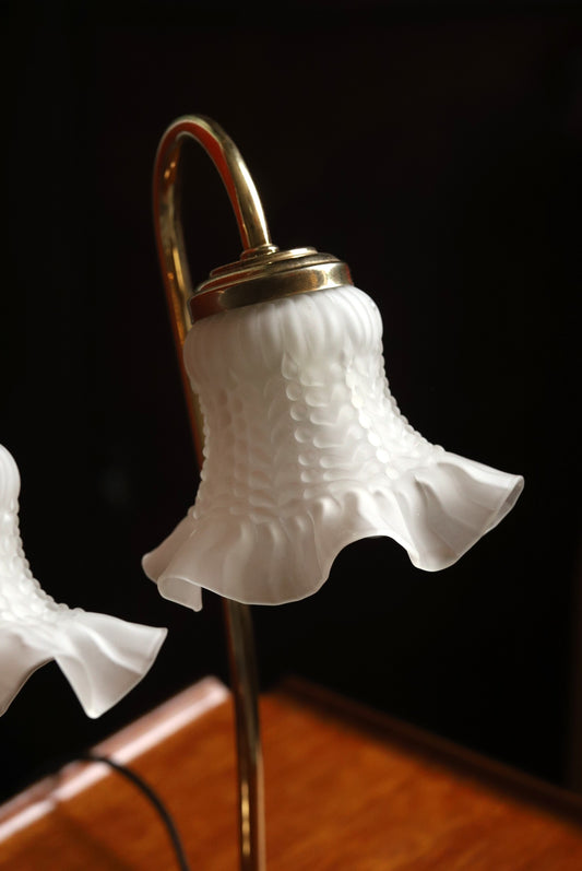 Klaaskupliga laualamp