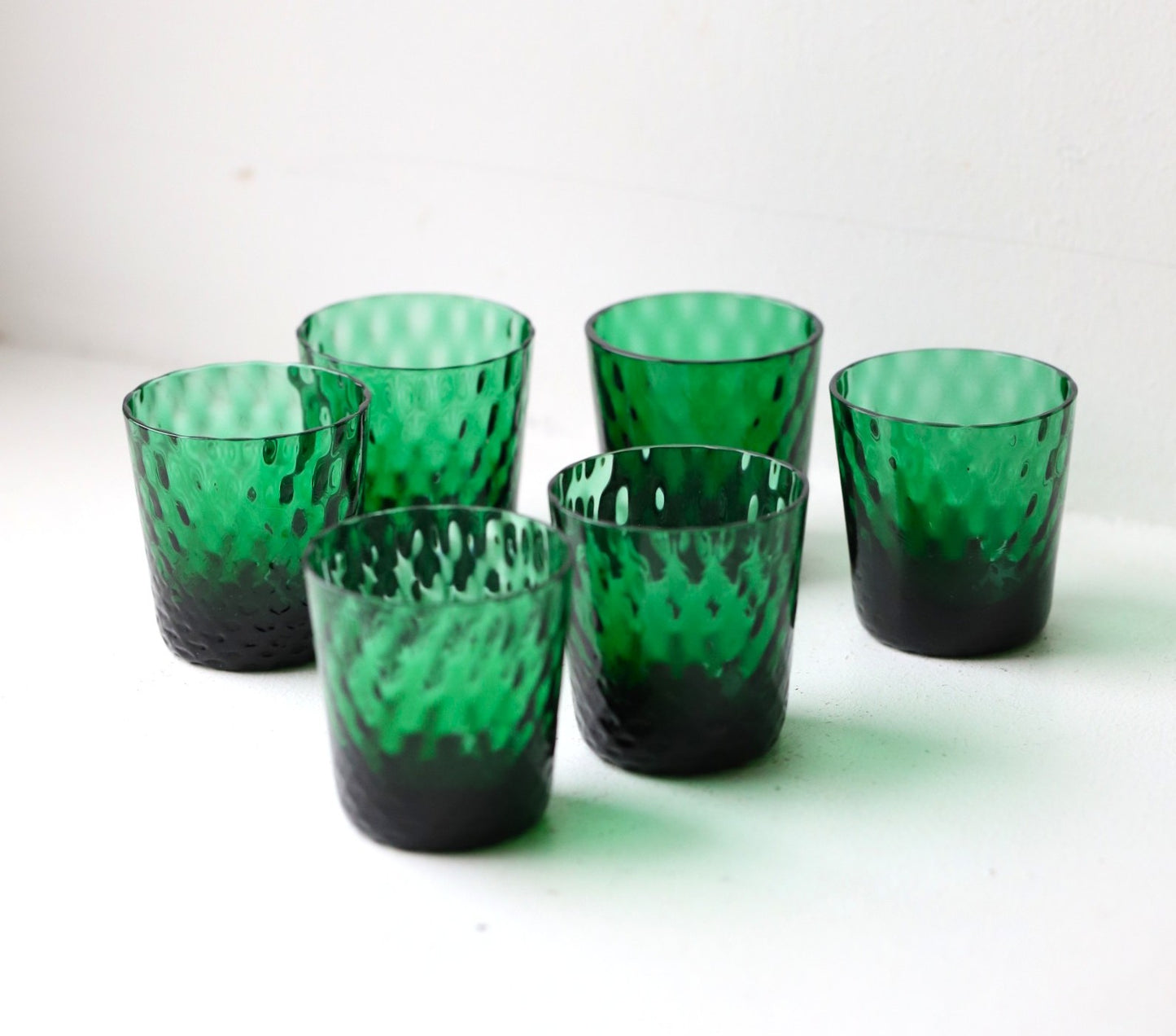 Rohelised klaasid/ 6 tk