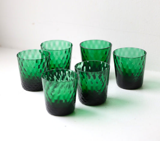 Rohelised klaasid/ 6 tk