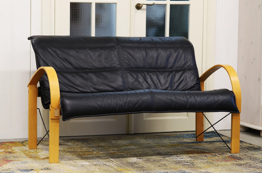 Nahkdiivan "Polhem"/disainer Tord Björklund/ IKEA 1980