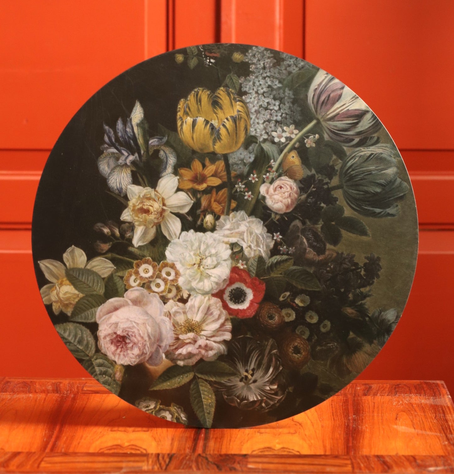 Seinapannoo lilledega