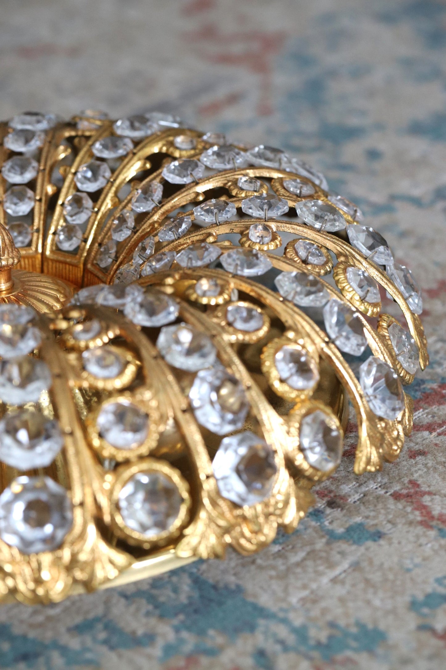 Kristallidega vintage laeplafoon/ 1960/ disainer Peris Androu