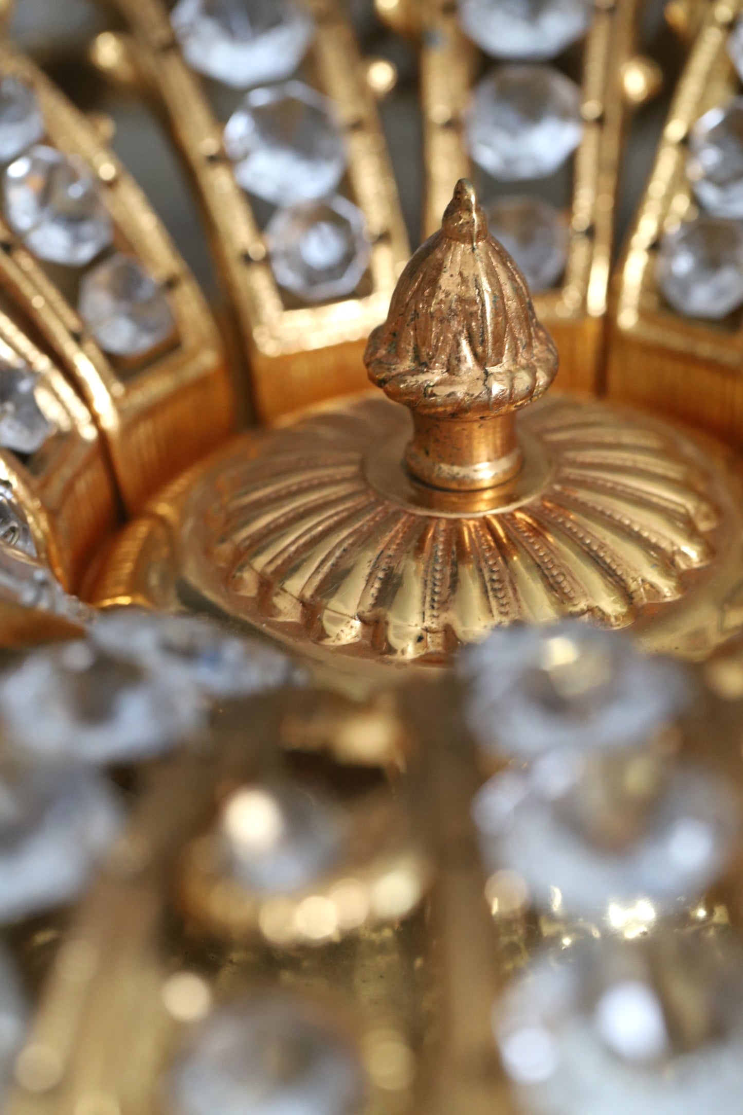 Kristallidega vintage laeplafoon/ 1960/ disainer Peris Androu