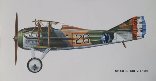 Lennuki poster/ Spad S.XIII C 1, 1918